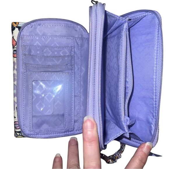 Vera Bradley Lot of 5 Wallets & Small Bags Cupcakes Green Lavender Meadow GUC - Picture 10 of 13